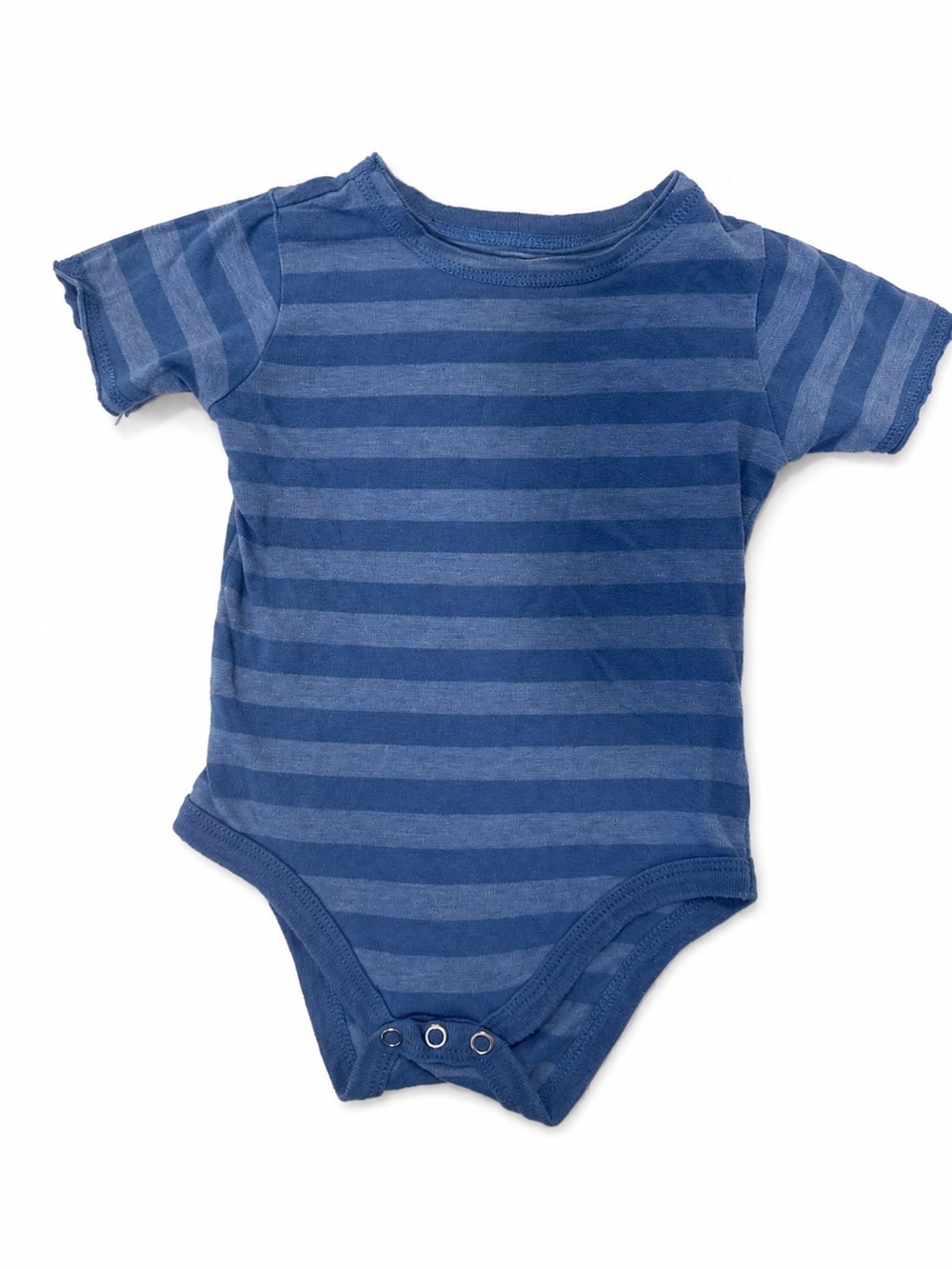 Mini Mioche Navy Striped One-Piece Bodysuit - Kids